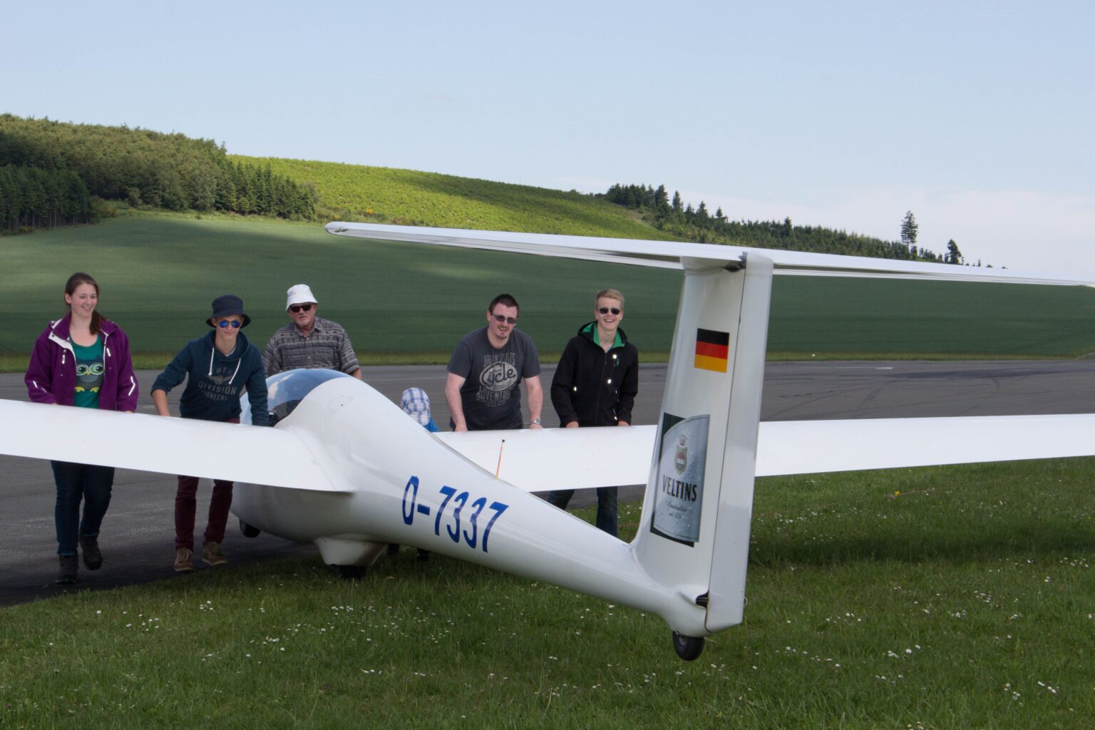 Segelfliegen ist Teamsport